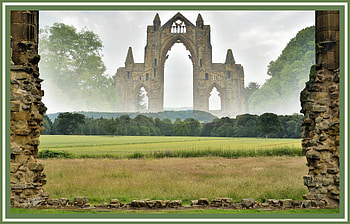 Guisborough Priory - The Arch View, medieval, Historical, graphy, artistic HD wallpaper