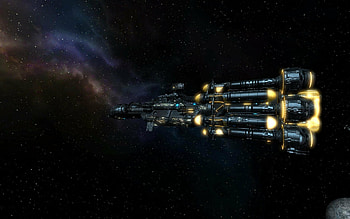 Spaceship, Futuristic vessel, Sci-fi adventure, Interstellar exploration HD wallpaper