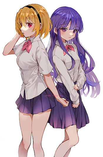 Furude Rika, Hōjō Satoko, Anime, Higurashi When They Cry HD phone wallpaper