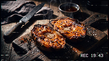 Crispy Roasted Sweet Potato —, Sweet Potato, Avocado HD wallpaper