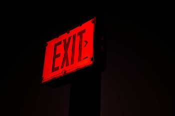 Words, Inscription, Sign, Signboard, Output, Exit HD wallpaper