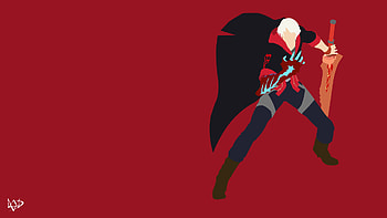 ... Nero (Devil may Cry 4) Minimalist Game by Lucifer012 HD wallpaper
