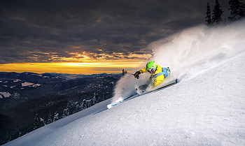 Gray ski board, sport, skiing, water HD wallpaper