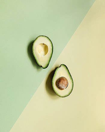 Minimalism, Fruit, Avocado, Tropical, Halves HD phone wallpaper