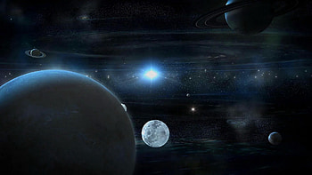 Planets, Universe, Stars, Shine, Light HD wallpaper