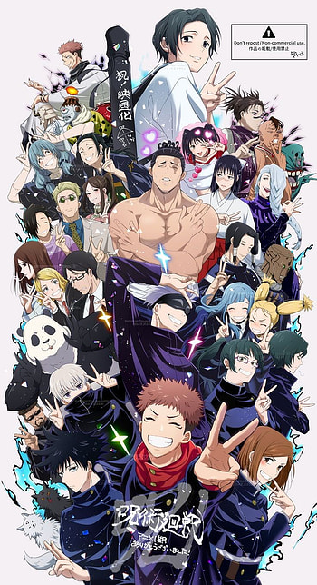 Jujutsu Kaisen, nobara, Maki, gojo, itadori HD phone wallpaper