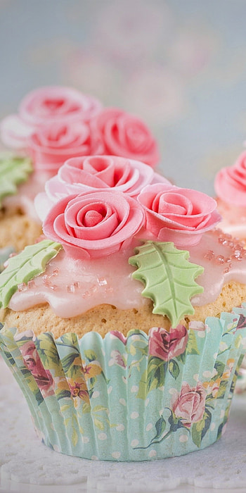 Food cupcake, Tasty dessert, Sweet treat, Gourmet delight HD phone wallpaper
