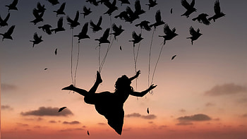 Flying In Life, artist, artwork, digital-art HD wallpaper