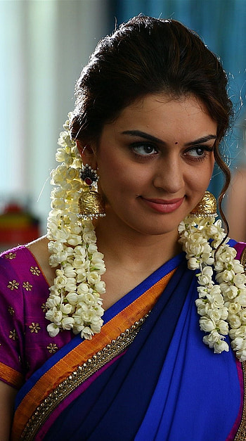 Hansika Motwani, tamil actress, saree beauty HD phone wallpaper