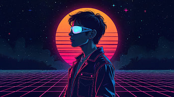 Cyber Horizon The Future Awaits, artist, artwork, art, digital-art, cyberpunk, deviantart HD wallpaper