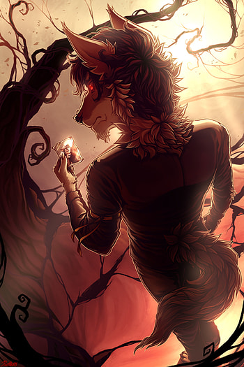 Art, Wolf, , graphy, Werewolf HD phone wallpaper