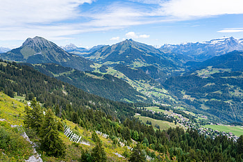 Landscape, Nature, Mountains, Village, Valley HD wallpaper
