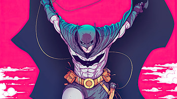 Batman Pink Sketch Artwork, batman, superheroes, artwork, artist, behance HD wallpaper