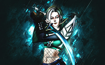 Benedetta, Mobile Legends, blue stone background, grunge art, Benedetta MCL, Mobile Legends characters, Benedetta Skin, Benedetta Mobile Legends HD wallpaper