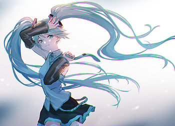 Hatsune Miku, Hatsune Miku, Anime, Vocaloid HD wallpaper