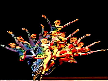 Bicycle Acrobatics, gymnastics, bicycle, bike, acrobatics, unbelievable, pyramid HD wallpaper
