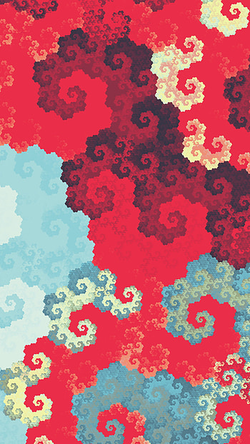 Digital clouds, Fractals HD phone wallpaper