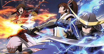Yukimura, Keiji, Masamune, sword, maeda keiji, sengoku basara, yukimura, date masamune, keiji, weapons, masamune, sanada yukimura, anime, samurai, katana, warriors HD wallpaper