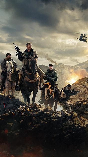 12 Strong (2022) movie HD phone wallpaper