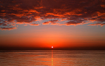 Sun, Evening sun, Sunset beauty, Dusk moments HD wallpaper