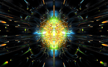 Abstract, Bright, Explosion, Immersion, Centre, Center HD wallpaper