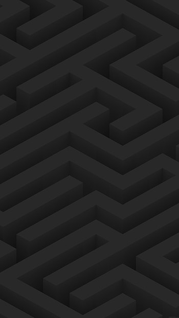 Maze art, Dark, Abstract HD phone wallpaper