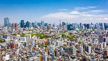 Tokyo Skyline, Moving to Tokyo, Japanese city, Pineapples HD wallpaper