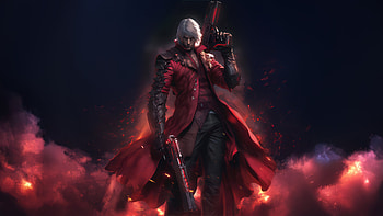 Dante In Devil May Cry 5 Game 2025, devil-may-cry-5, games, 2025-games, ai, artwork, digital-art, video-games, tony-redgrave, dante HD wallpaper