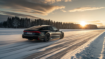 Audi RS7 Winter Drift - Quad, Audi RS7, winter HD wallpaper