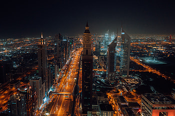 Cities, Night, City, Building, Lights, View From Above, Megalopolis, Megapolis HD wallpaper