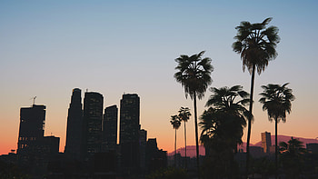 GTA V, video game, buildings, sunset, cityscape HD wallpaper