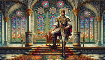 Royal Prince in Majestic Throne Room, prince, king, Royalty, palace, fantasy HD wallpaper