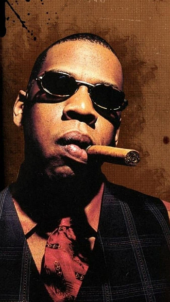 jay-z, cigar, glasses, tie, vest HD phone wallpaper