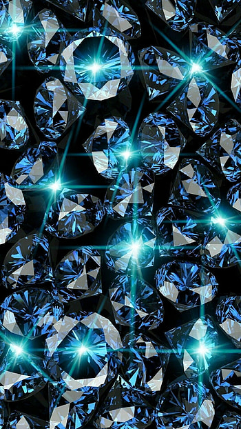 Real blue diamonds , Rare gemstones, Mesmerizing radiance, Stunning allure HD phone wallpaper