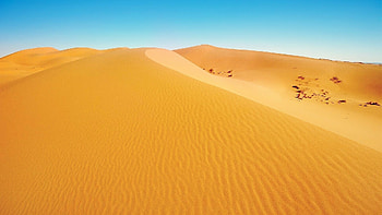 Sand Dunes, Desert heat, Nature's artwork, Serene beauty HD wallpaper
