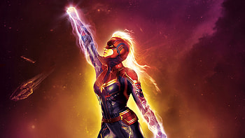 Captain Marvel Movie Poster, captain-marvel, superheroes, movies, 2019-movies, poster HD wallpaper