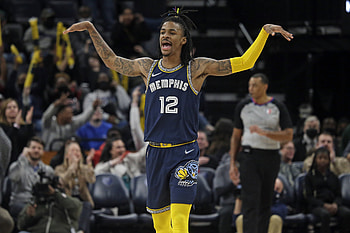 Ja Morant, 52 points, All-time great performance, Spurs HD wallpaper
