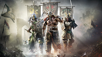 For Honor, video game, warriors, banners HD wallpaper