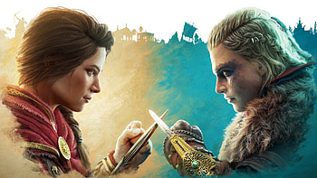 Assassin's Creed Odyssey Assassin's Creed Valhalla Eivor Kassandra Assassin's Creed Crossover Stories HD wallpaper