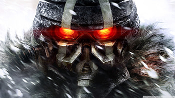 Red Eye, soldier, artwork, adventure, action, killzone, video game, cg, red, concept art, , eye HD wallpaper
