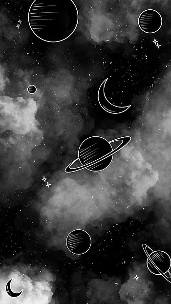 Dark universe, atmosphere, sky HD phone wallpaper