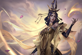 Fantasy girl, girl, bokun an, fantasy, yellow, frumusete HD wallpaper