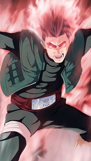 Might Guy, Might Guy, Anime, Naruto HD phone wallpaper