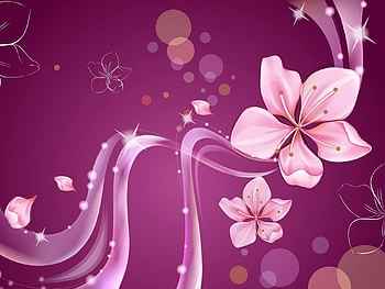 Flowers, Background, Violet HD wallpaper