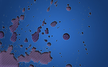 Splat Explosion, blue, explosion, purple, abstract, color, 3d, splat HD wallpaper