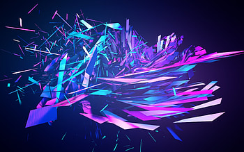 Broken Into Pieces Abstract, abstract, artist HD wallpaper