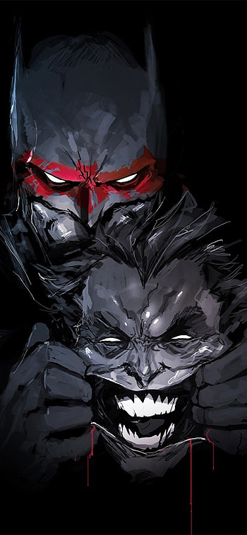 Batman, Joker, Dc Universe, Comics, Artwork HD phone wallpaper
