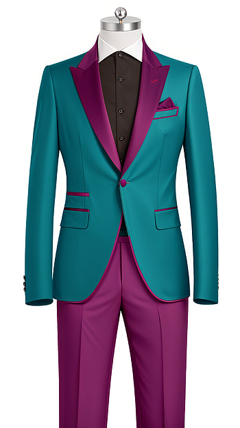 Stylish Suit: A Stunning for the Fashion-Forward, suit, fashion, vibrant colors HD phone wallpaper