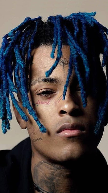 Xxxtentacion, Blue Hairs, Stylish HD phone wallpaper