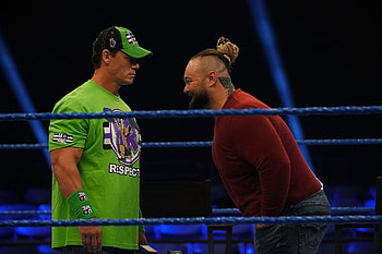 Crowdless SmackDown, Cena and Hardy returns, Unexpected surprises, Wrestling excitement HD wallpaper